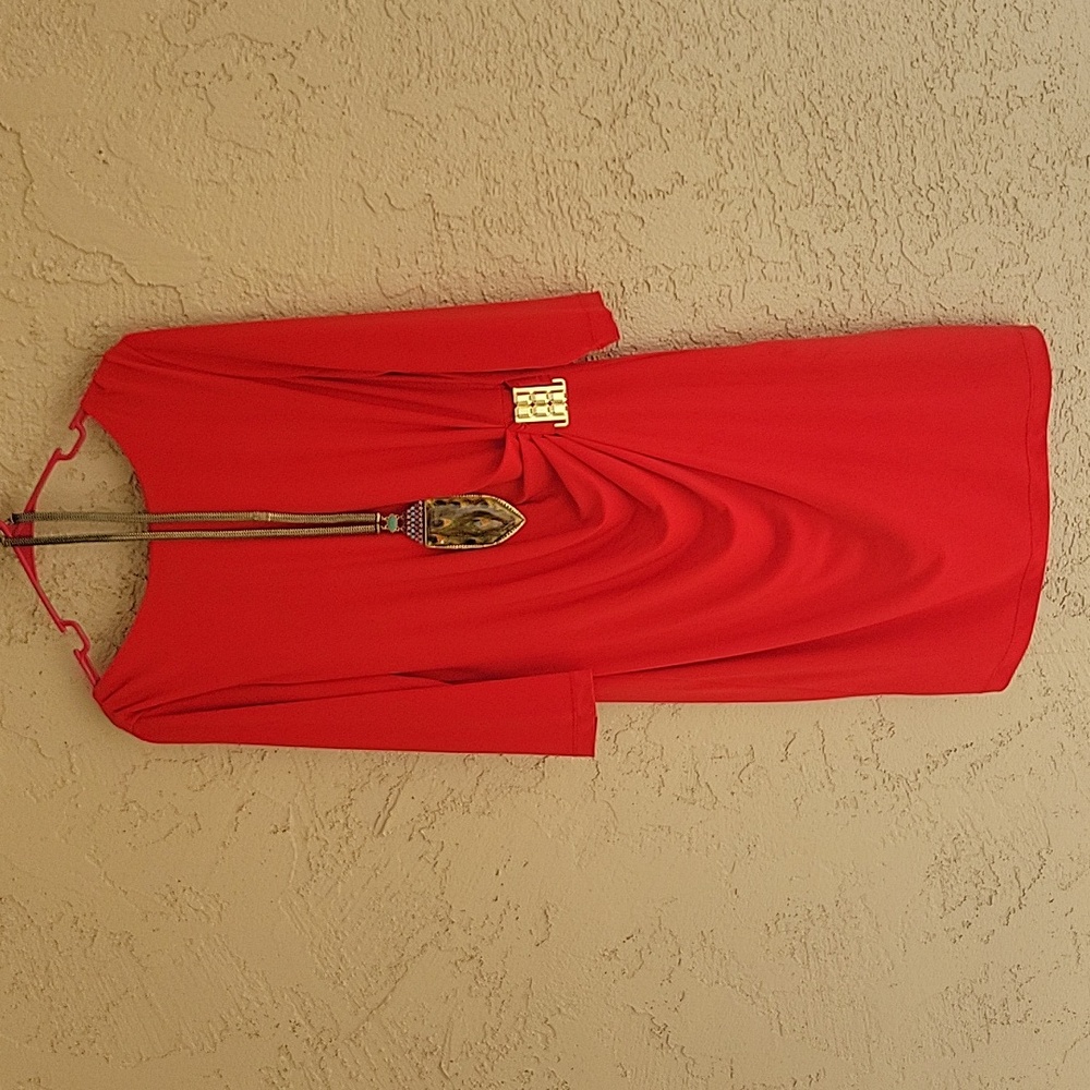 Ravishing Red Versatile dress. Size 14.